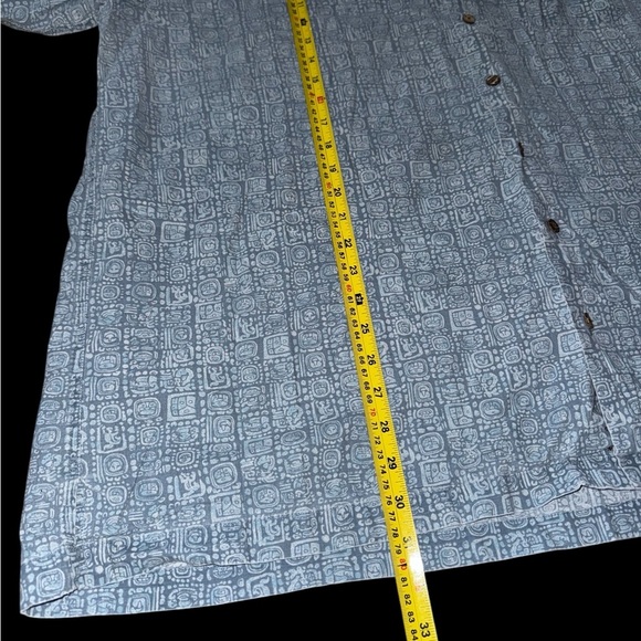 Mens Vintage LL Bean Casual Button Down Shirt Blue Size XXL Tall - Picture 2 of 5